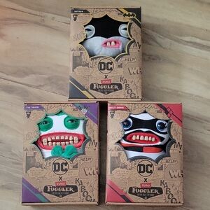 DC Fugglers - Set Of 3 - Joker, Batman And Harley Quinn